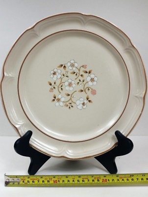 THE COVINGTON EDITION Stoneware IDLEWILD Pattern LARGE ROUNDED SERVING PLATTER