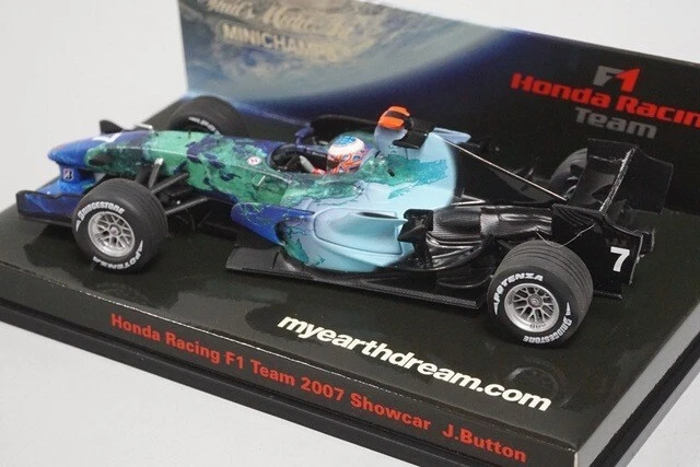 1:43 MINICHAMPS 403070177 KYOSHO Honda Racing F1 Team Show Car 2007 #7 J. Button - Image 2 of 4