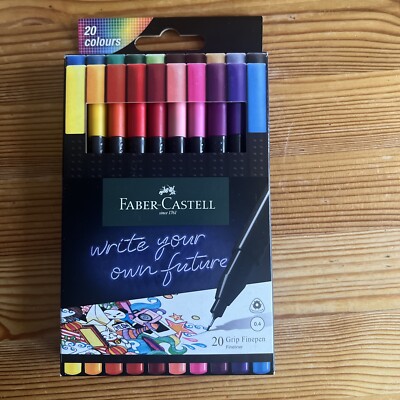 FABER-CASTELL Fineliner GRIP FINEPEN, 20 Kartonetui