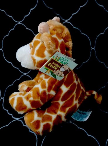 Juguete de peluche Russ Baby Russ Berrie regalo de EE. UU. copa de árbol jirafa 8 pulgadas - Imagen 3 de 9