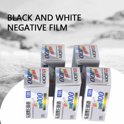 2/5/10xSHD 100 Black&White 120 ROLL FILM Negatives Film ISO100/21° Date 05-2026