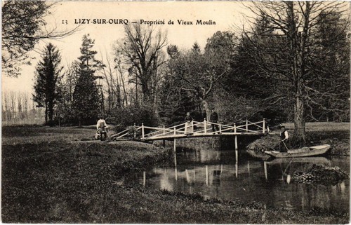 Cpa 1931, Lizy sur Ourcq, château de la Trousse, façade côté