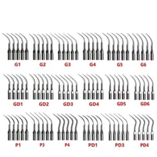 5Pc Dental Ultrasonic Piezo Scaler Tips fit Woodpecker EMS DTE SATELEC Handpiece