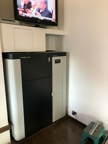 CALDAIA PELLET LEGNA BIOMATIC 34KW GIROLAMI BICOMBUSTIBILE - 第 2/12 張圖片