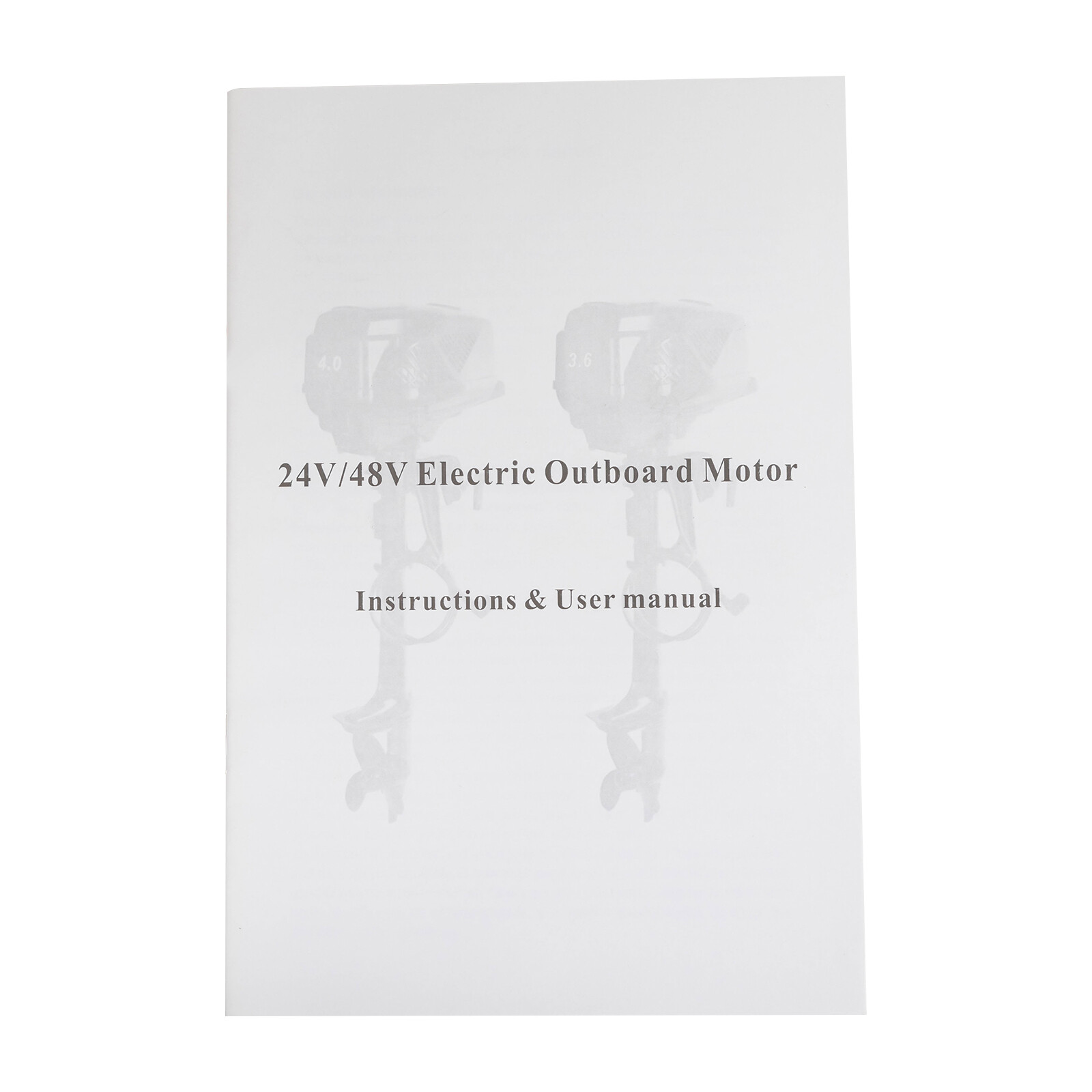 48V HANGKAI Electric Outboard Trolling Motor Boat Short Shaft Engine 1200W