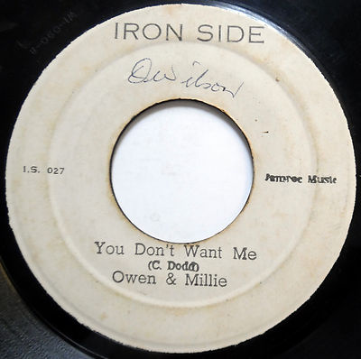 OWEN & MILLIE / BIG JOE 45 You Don't Want Me / Kissing Version REGGAE c1711