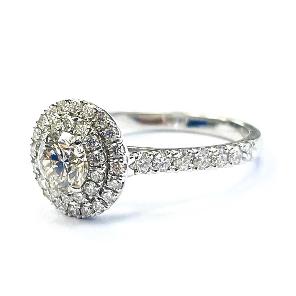 Diamond Proposal Ring 1.01 Ct Round G VVS1 Side D-F VVS1-VVS2 Gold 14K Ring - Image 4 of 4