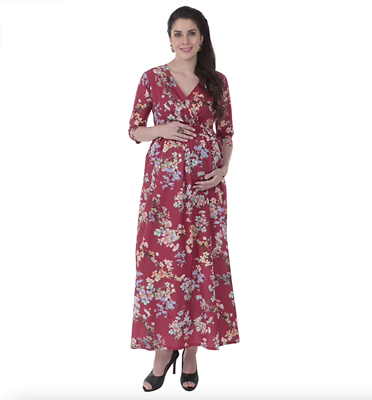 Breast Feeding Dress Summer New Pattern 2018 Maternity Chiffon