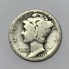 1924 S Mercury Dime Silver Winged Liberty Head San Francisco Mint Estate 4of4