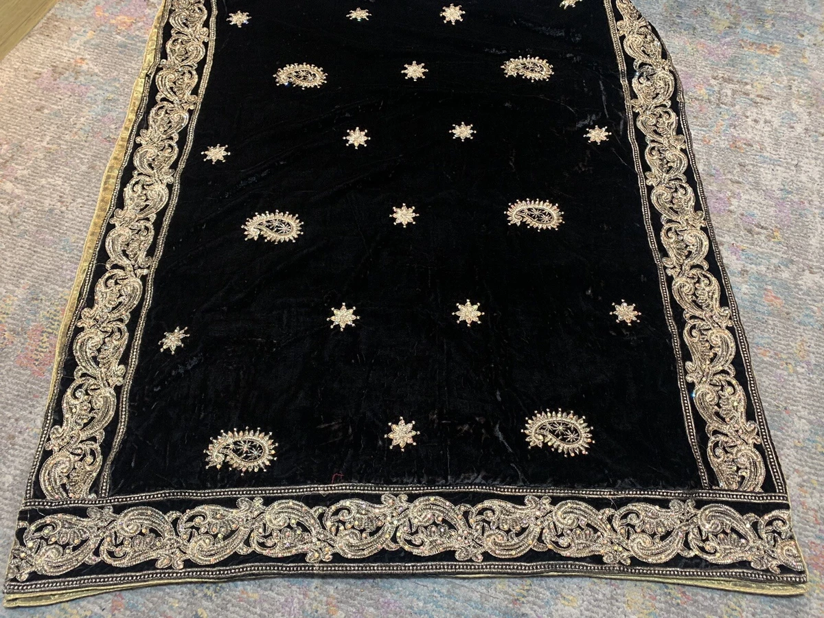 Velvet Shawl Designer Embroidered Collection 2023 Pakistani Heavy Shawls |  eBay