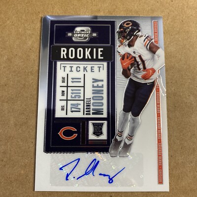 2020 Optic Contenders Darnell Mooney ROOKIE Auto X1