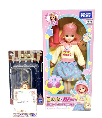 Licca chan Doll Kirby of the Stars Daisuki Licca chan & Waddle Doo Charm OpenBox