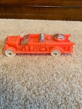Vintage Auburn Plastic Fire Truck Made In The USA