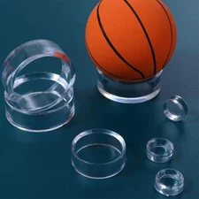10 PCS Acrylic Clear Display Stand Sphere Holder Crystal Ball Stone Base