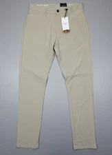 Kenneth Cole Tech Pant Sunset Collection Slim Wicking Shape Retention True Khaki
