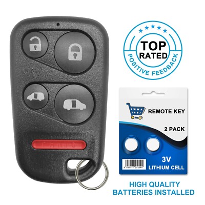1pcs Keyless Entry Car Remote Key Fob For 2001 -2004 Honda Odyssey OUCG8D-440H-A