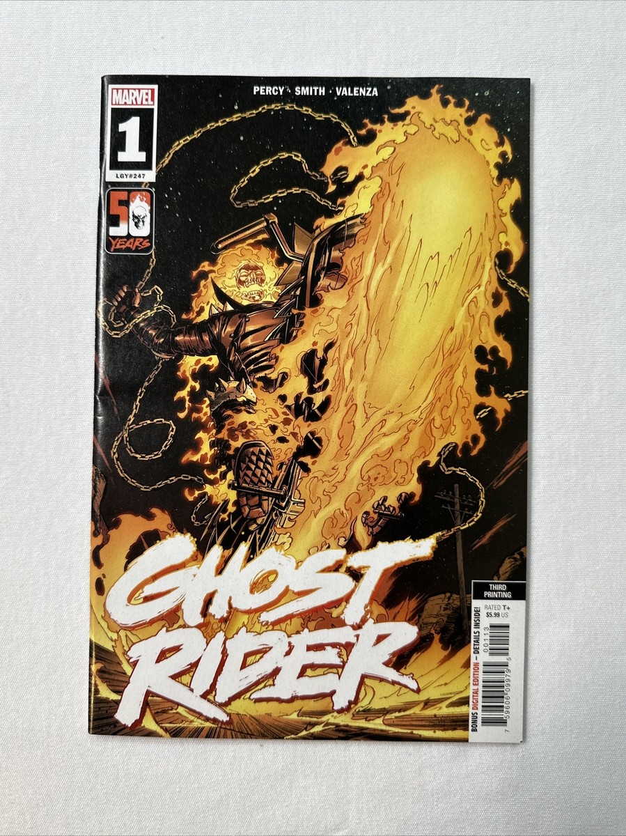 Marvel Comics GHOST RIDER #1 Third Printing Variant LGY#247 | eBay