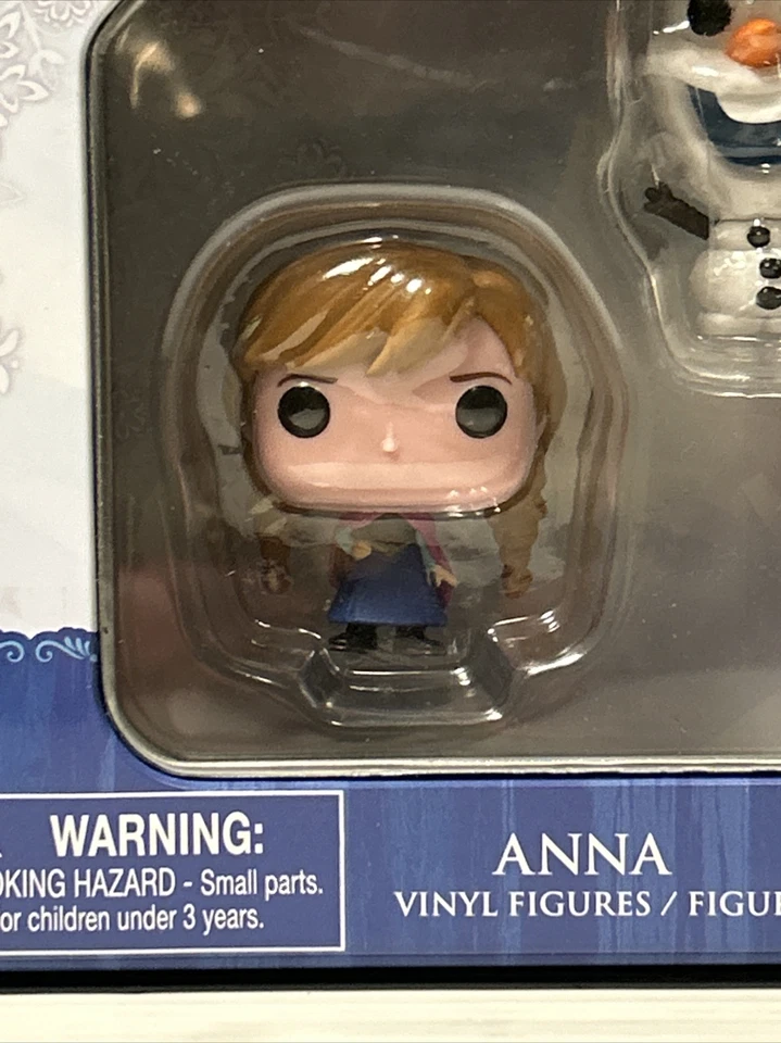 Funko Disney Frozen Pocket Pop! Mini Vinyl Figure Tin (3-Pack) Anna Olaf Elsa 01 - Image 3 of 4