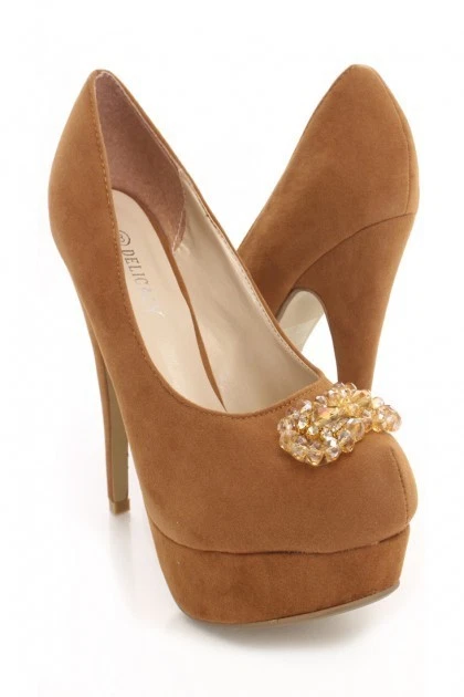 Saltos de camurça com miçangas DELICACY TAN tamanho 8 - Imagem 3 de 4