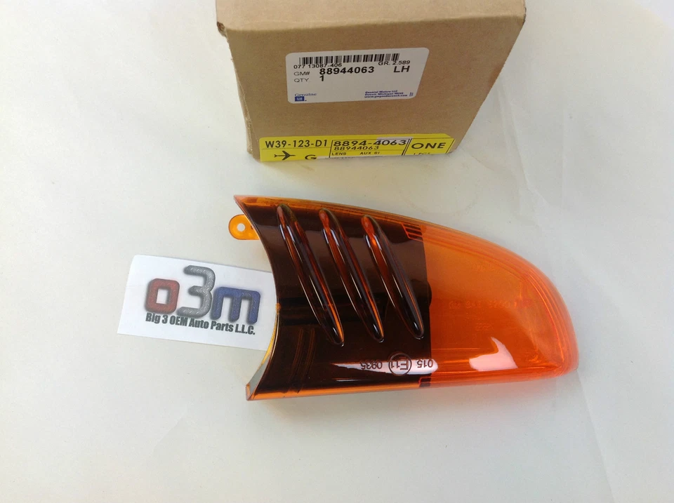 Espejo retrovisor delantero ámbar Chevrolet Trailblazer GMC Envoy LH nuevo OEM Foto 2 de 4