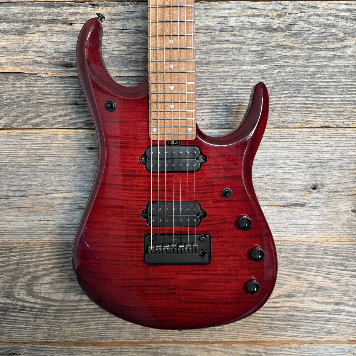 Ernie Ball Music Man JP15 7-String Electric Guitar - Red Tide