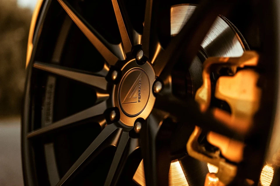 Ferrada FR4 Wheel 22x10.5 (28, 5x112, 66.56) Black Single Rim Foto 4 de 4