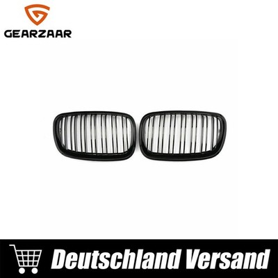 Sport Frontgrill passt für BMW E70 E71 E72 Paar L+R ABS-Kunststoff Satz Schwarz