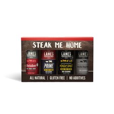 Lanes Steak Me Home - 4 Rub Gift Set BBQ Seasonings Pack