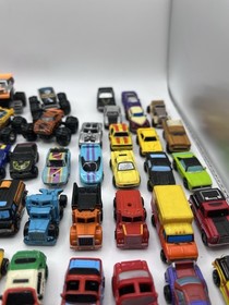 Huge Vtg Diecast & Micro Vehicle Lot Matchbox Galoob Micro Machines Majority
