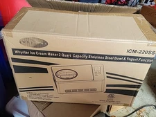 Whynter Ice Cream Maker Machine & Yogurt Automatic 2 Qt. with Built-In CM-220SSY