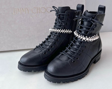 JIMMY CHOO CRUZ FLAT Ankle Boots Size 35 Women's, Excellent condition