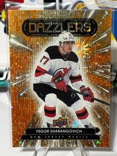 2022-23 Upper Deck Dazzlers Orange #DZ35 Yegor Sharangovich - NJ DEVILS
