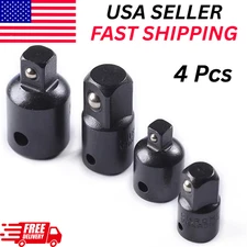 4 pack Air Impact Socket Adapter Set 3/8" to 1/4" 1/2 inch Drive Ratchet Reducer