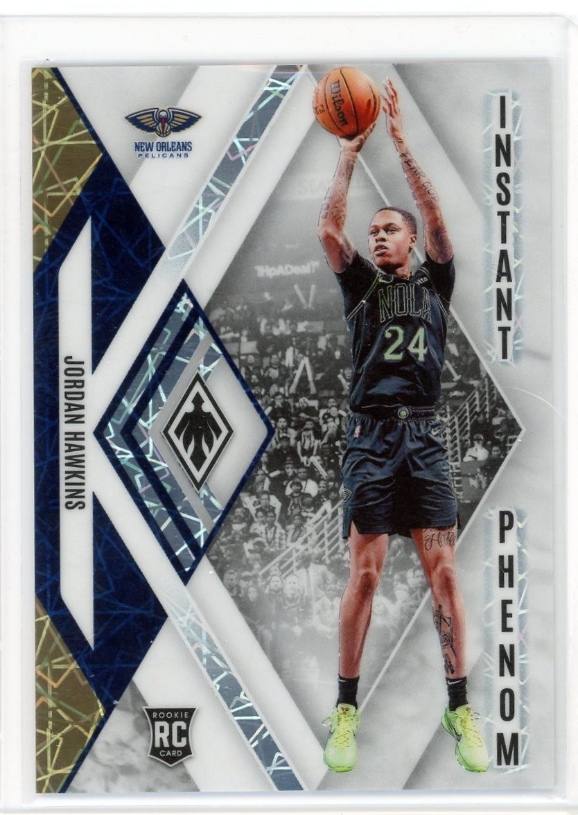 2023-24 Panini Phoenix Instant Phenom Jordan Hawkins RC #14 White Lazer 114/150