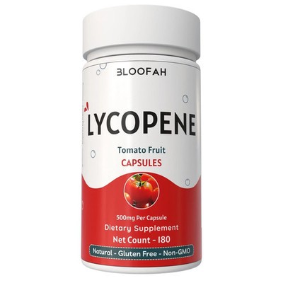 10 x Bloofah Tomato Fruit Capsules (Lycopene) 500mg - 120 Count  Natural,Gluten 