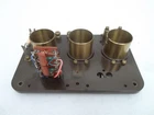 ATWATER KENT 3 TUBE ISLAND 4 PIN UX4 BAYONET SOCKET w/POST & XF BY-PASS Model 20