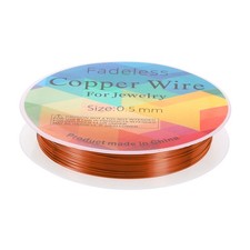 Jewelry Wire 20ft 24 Gauge Brass Craft Jewelry Wrapping Wire Coffee