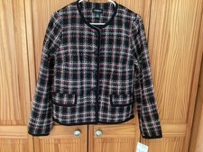 Liz Claiborne black tweed jacket NWT sz 6