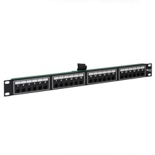 ICC Voice 8P4C Patch Panel with Female Telco in 24 Ports and 1 RMS