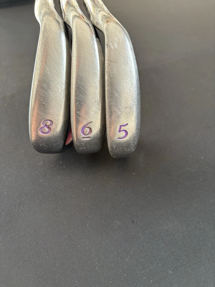 Set of 3 Snake Eyes Viper Irons 5,6,8 Youth Female RH Graphite Pink 30/32” Shaft - Image 4 of 4