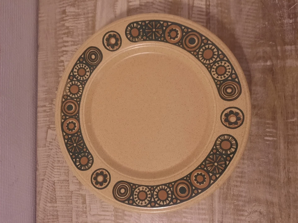 5 Assiettes plates vintage Kiln Craft Motif Bacchus - Photo 2/4