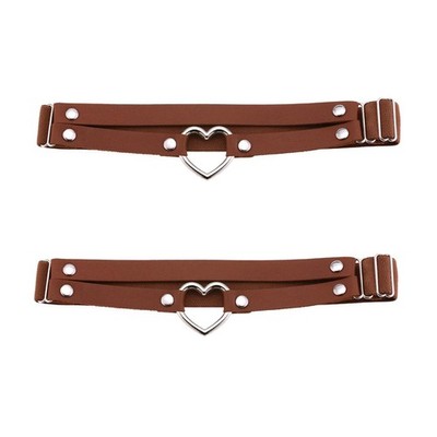 2 PCS Adjustable Heart Leg Garter Belt Elastic Thigh Garters for Women Punk  | eBay