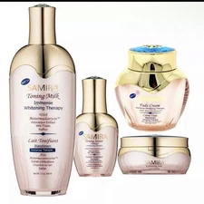 SAMIRA IMMENSE WHITENING THERAPY SET. (Lotion,cream,serum,exfoliating soap)
