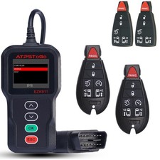 DIY Key Fob Replacement Fits for 2008-2020 Dodge Grand Caravan, 2008-2016 Chr...