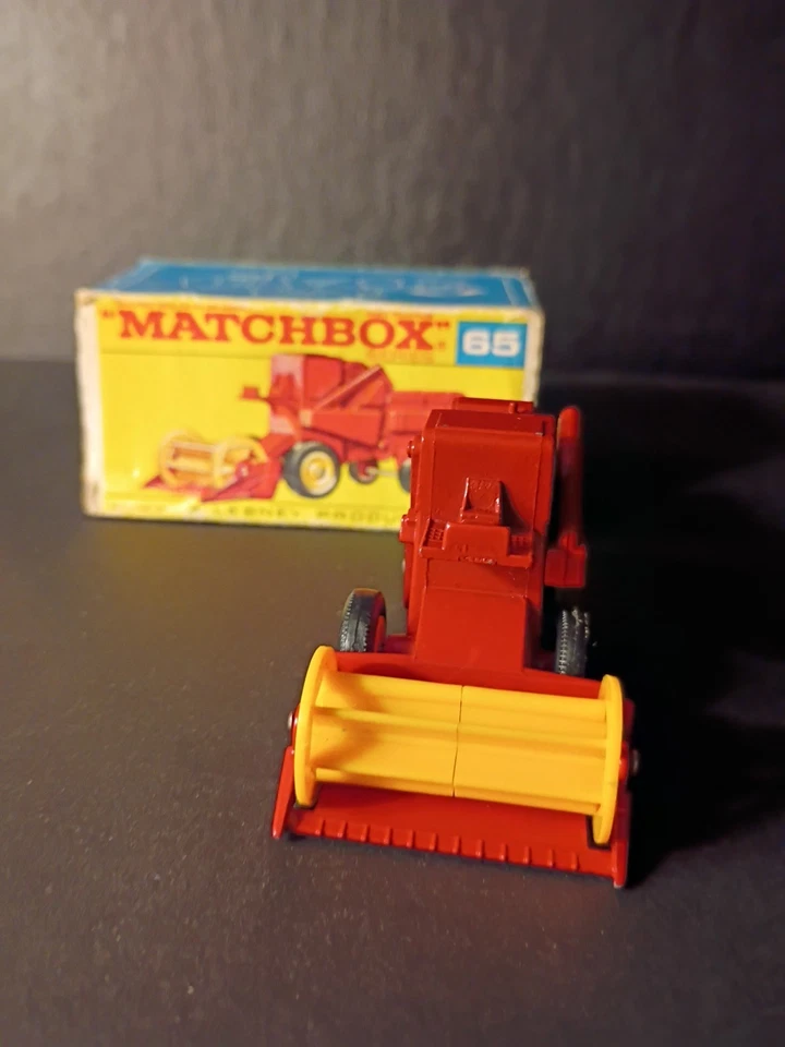 Matchbox #65C Claas combine Harvester 1967 In Original F2 Script Box - Image 4 of 4