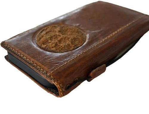 Genuine Leather case for Iphone 17 Air 14 13 16e 15 16 Pro Max Wallet Plus paw - Picture 2 of 11