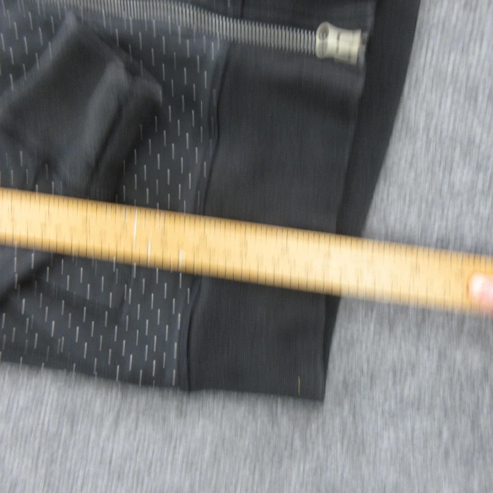 Sudadera con Capucha Lululemon Para Mujer 6 Negra Lunares Cremallera Completa Sudadera Atlética Yoga Foto 3 de 4