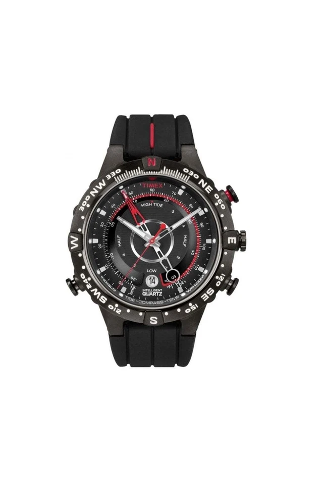 Timex Herren Intelligent Quarz I-Control Gezeiten Temp Kompass Uhr T2N720 - Bild 1 von 4
