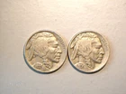 1935 & 1936 Buffalo Nickels Philadelphia mint, circulated, Full Date  M2