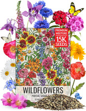 Partial Shade Wildflower Seed Mix for Planting | 1 Ounce 14+ Varieties Open Poll 240.00 per gallon